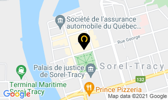 Tapis Berthiaume in Sorel-Tracy map