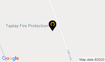 Taplay Fire Protection Inc in Woodstock map