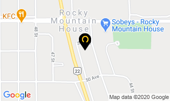 Taqa North in Rocky Mountain House map