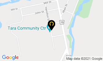 Tara Curling Club Ltd in Tara map