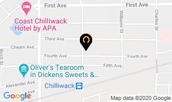 Target Steel Sales in Chilliwack map