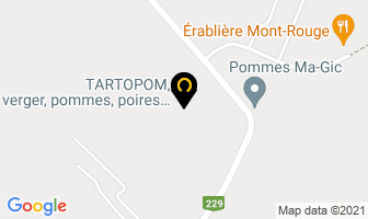 Tartopom in Rougemont map