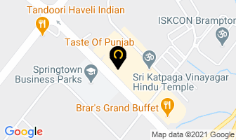 Taste Of Punjab in Brampton map