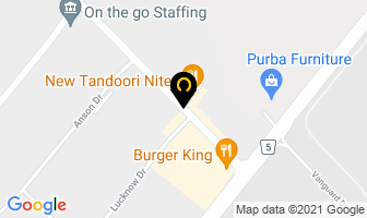 Tasty Bite Restaurant in Mississauga map