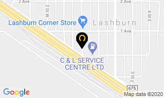 Tasty Garden Restaurant in Lashburn map