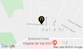 Taxi Adapt&eacute; in Val-d'Or map