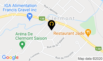 Taxi Fauteuil Mobile in Clermont map