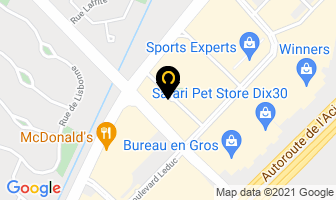 Taxi Lg in Brossard map