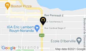 Taxi Union in Rouyn-Noranda map