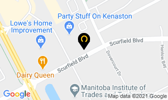 Taylor Financial Solutions in Winnipeg map