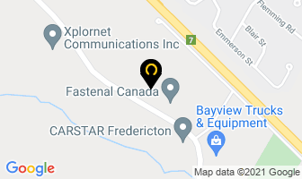 Taylor Printing Group Inc in Fredericton map
