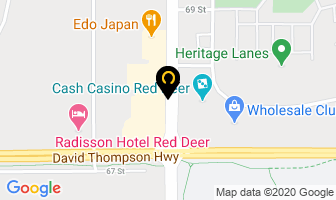 Taylor Veterinary Clinic in Red Deer map