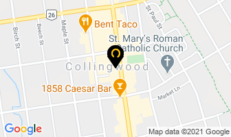 Td Canada Trust Branch & Atm in Collingwood map