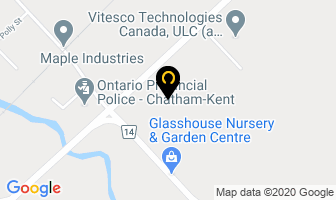 Td Granite Fabricator in Chatham-Kent map