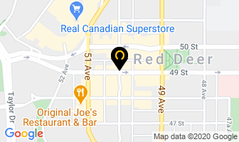 Td Waterhouse in Red Deer map