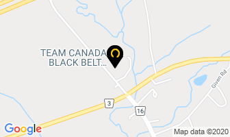 Team Canada Black Belt Institute in Oshawa map