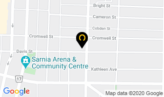 Team Outfitters in Sarnia map