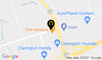 Teamsters Canada Real Conferen in Clarington map