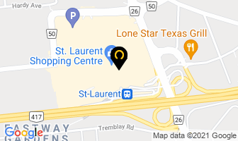 Teavana St. Laurent Centre in Guelph map