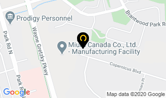 Tech International Canada in Brantford map