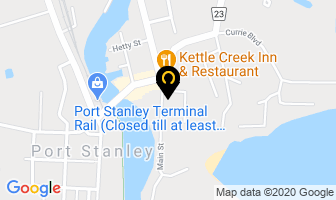 Telegraph House in Port Stanley map