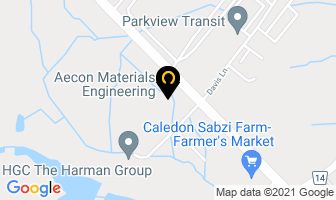 Telford Properties in Caledon map