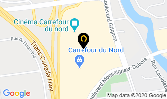 Telus Carrefour Du Nord in Saint-Jérôme map