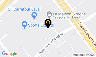 Telus Carrefour Laval in Beauharnois map