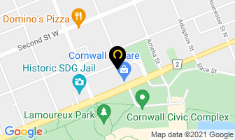 Telus Cornwall Square in Cornwall map