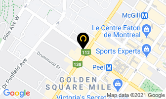 Telus Qu&eacute;bec in Montreal map