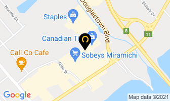 Telus Store Bridgeview Plaza in Miramichi map