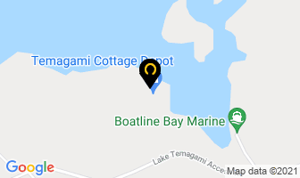 Temagami Barge Ltd in Temagami map