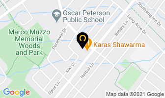 Tenth Eglinton Pharmacy in Mississauga map