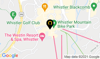 Teppan Village in Whistler map