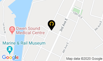 Teresa's Pet Clips in Owen Sound map