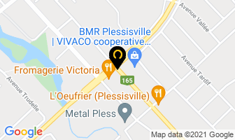 Terminus D'autobus Plessisville in Plessisville map