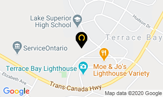 Terrace Bay Public School in Thunder Bay District map