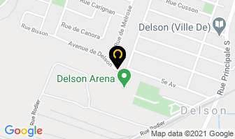 Terrassements P Brissette Inc in Delson map