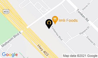 Tevelec Limited in Mississauga map