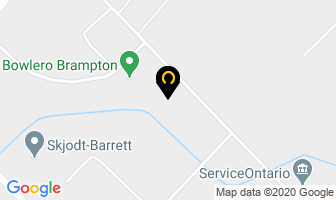 Texcan in Brampton map