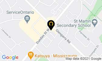 Texus Best Cleaners in Mississauga map