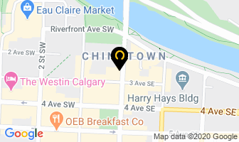 Thai Bistro in Calgary map