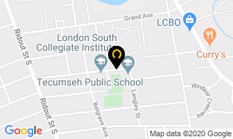 Thames Valley District School Board Elementary Schools - Tecumseh in London map