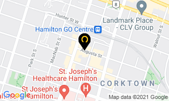 The Augusta House in Hamilton map