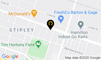 The Auto Salon in Hamilton map