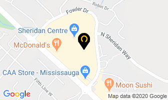 The Baby's Palace in Mississauga map