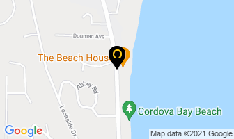 The Beach House in Victoria map
