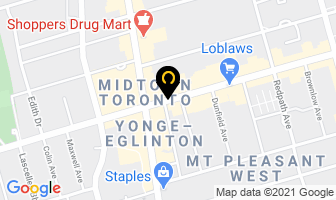 The Beauty Concept in Toronto map