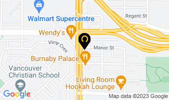 The Ben D'Ovidio Group in Burnaby map