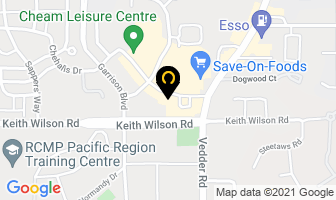 The Best Homes On Earth Team in Chilliwack map